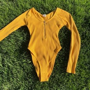 Mustard Bodysuit